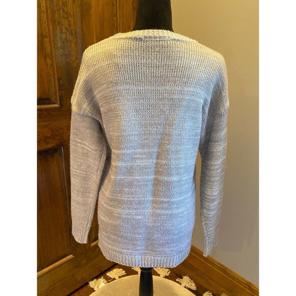 Say What? White Tiger Crew Neck Size Large Unique Holiday Fun Christmas Sweater - Picture 6 of 10